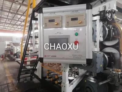 Chaoxu High Output Two Screws Plastic Sheet Plate Extrusion Making Machine
