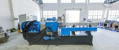 PE PP Twin Screw Plastic Masterbatch Production Extrusion Machine Line