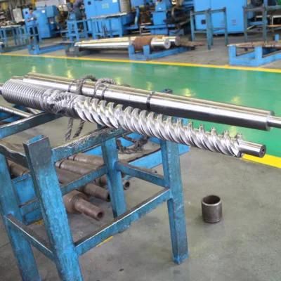 Double Conical Screw and Barrel, Bimetal Screw with SKD61 Liner Barrel