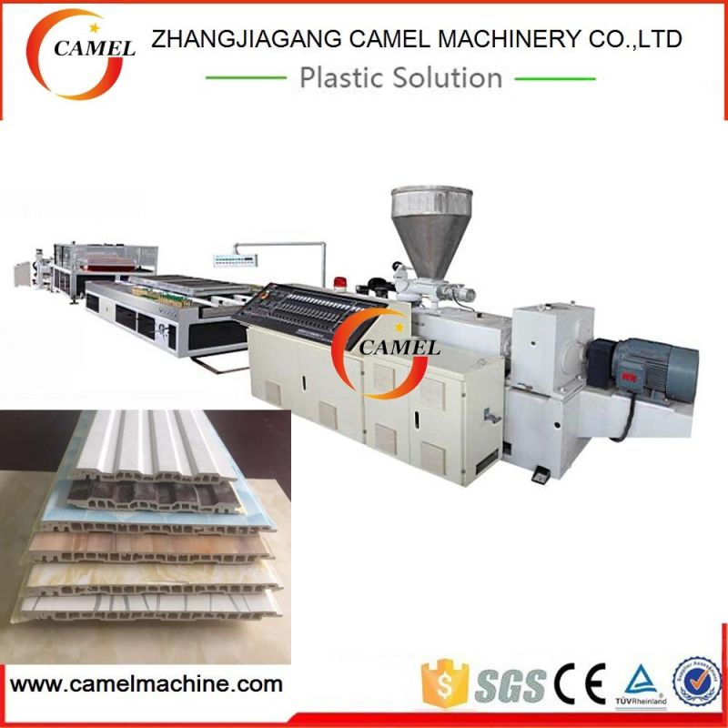 245mm Plastic Hollow WPC PVC Wall Panel Extrusion Line Wall Panel Making Machinery Price