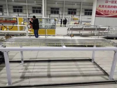 880mm Width PVC Glazed/Spanish Corrugated Roof Sheet Extrusion Line
