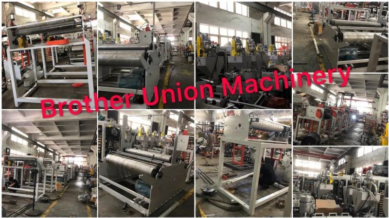 Three-Layer ABA 1200mm HDPE LDPE LLDPE Plastic Film Blowing Machine