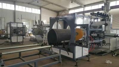 HDPE Double Wall Steel Reinforced Pipe Extrusion Line