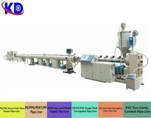 Plastic High Quality PE/PP/PVC Pipe Extruding Production Lines