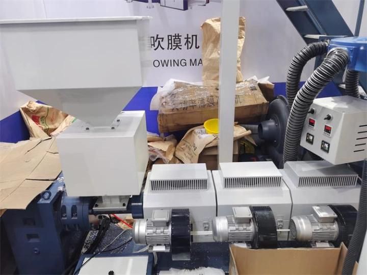 Mini PE Plastic Film Extruder Blowing Machine with Inline Printing Machine