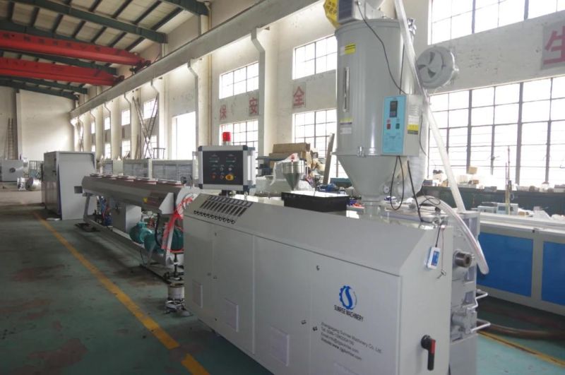 Plastic Single Screw HDPE Pipe Extruder PVC Double Screw Extruder