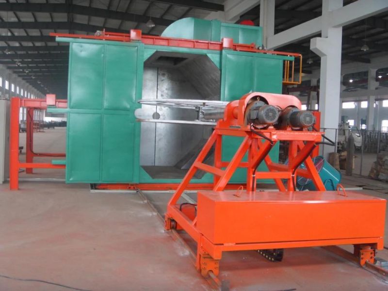 Durable and Reliable Shuttle Rotational Plastic Vertical Tank Making Machine