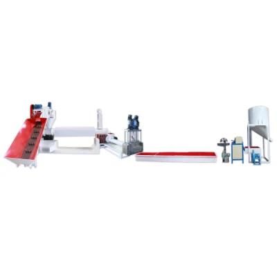 a Group Machine with Plastic Recycling and Crushing Washing Machine Group and Melting and ...