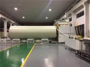 3000mm Finland Project Double Plain Wall H Type Hollow Wall Spiral Drainage Pipe Extrusion ...