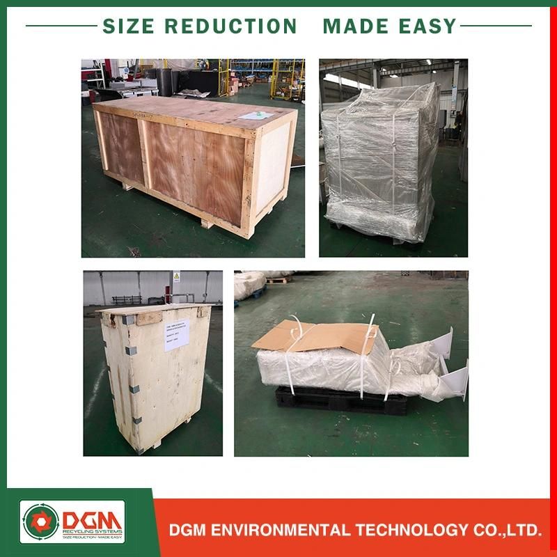 Rigid Plastic Post Industrial Film Construction Film Crushing Shredder for Plastic Recycling