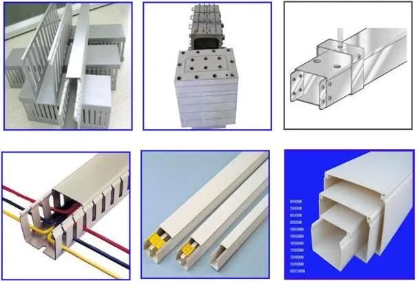 Plastic PVC/UPVC Cable Trunking&Duct Channel Profile Extrusion/Extruder Making Machine