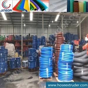 with Puler and Winder PVC Spiral Reinforced Suction Hose Extrusion Line