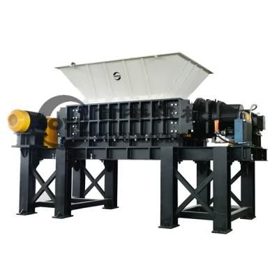Two Shaft Shredder for Household Wastes and Plastics PE, PP, PS, Pet, PA