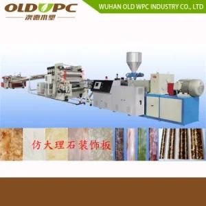 PVC Stone Marble Profile Production Plastic Extrusion Machinery