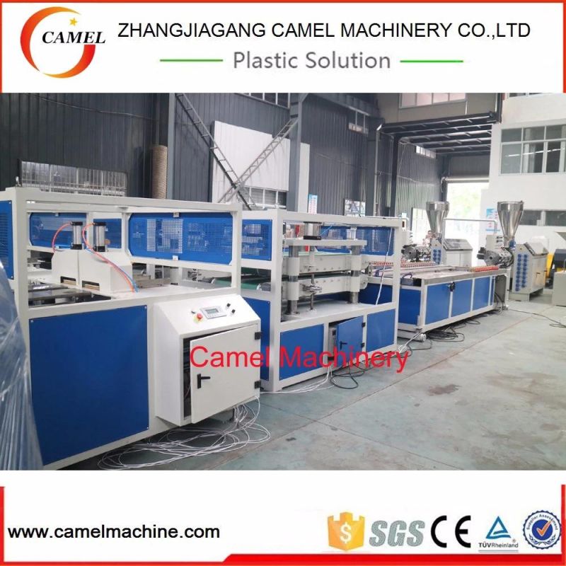 Plastic PVC (UPVC) /WPC (PE/PP+Wood Composite Profile Board Sheet Decking Extruding Making Machine