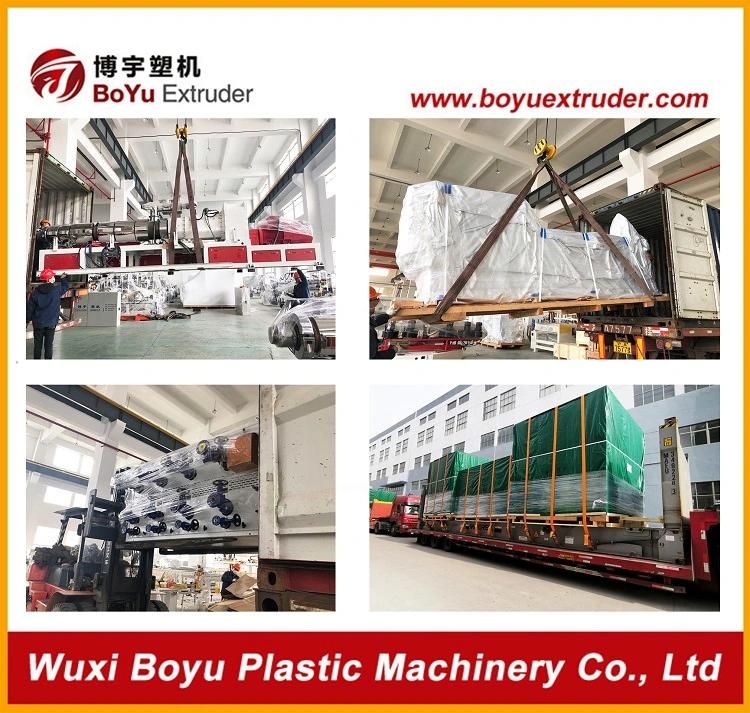 110/220 Conical Twin-Screw Extruder/Spc Extrusion Machine/Plastic Sheet Extrusion Line
