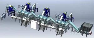 Plastic Separation/ Sorting Machine/ Sorter/ Line/ Plant