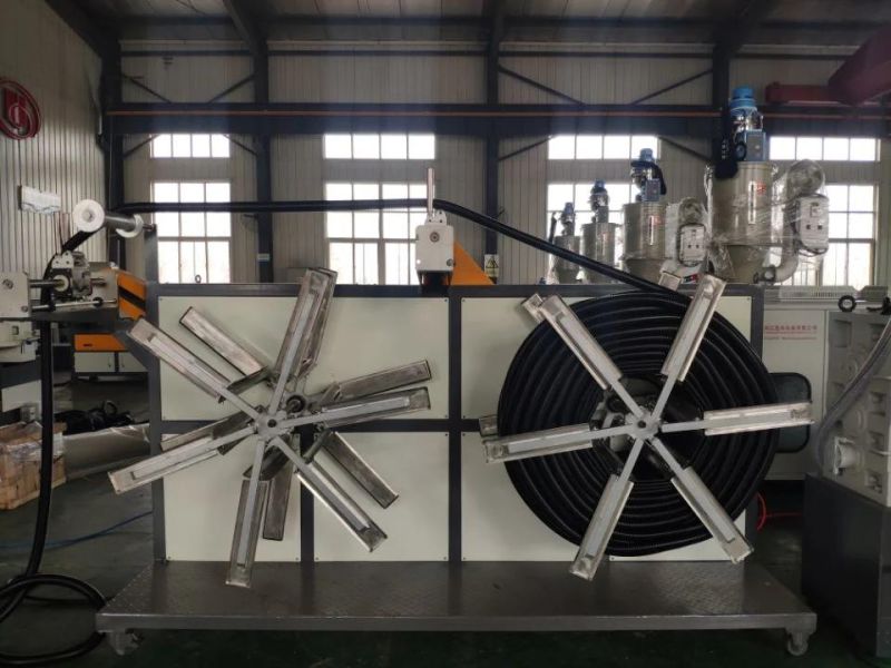 PP PE PVC EVA Single Wall Corrugated Tube Making Machine for Washing Machine Water Drainage Tube/Air Conditioner Tube