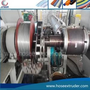 Galvanized Spring Wire PVC Hose Production Extruder Machine Line