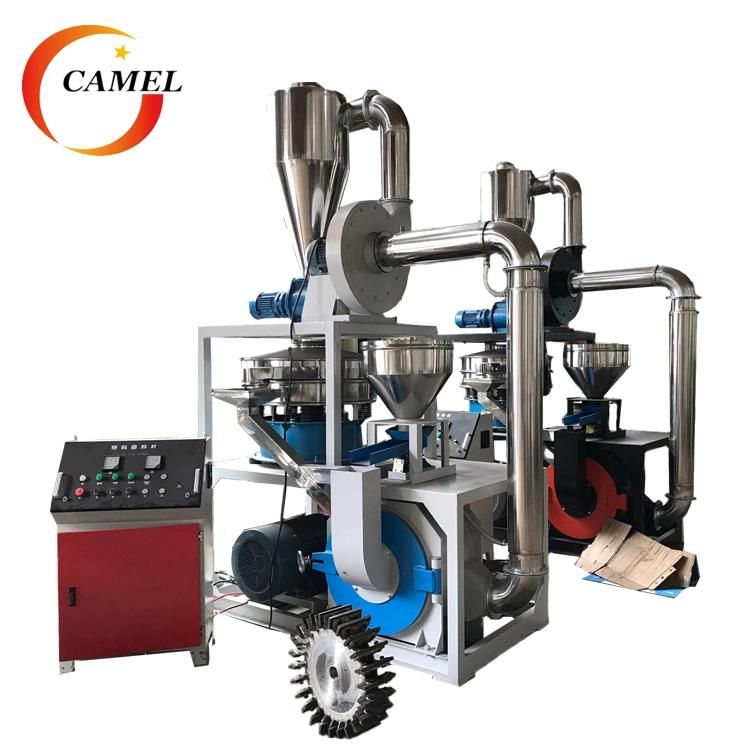 Automatic High Capacity 600 Model Waste Plastic PA ABS PE PVC Material Pulverizer PE Waste Milling Machine Plastic Miller ABS Material Recycling Grinder
