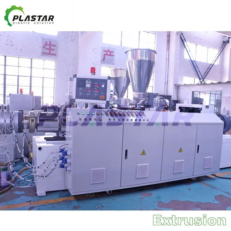 Plastic HDPE PPR PP UPVC CPVC PVC Water Pipe Drainage Supply Electric Conduit Pipe Extrusion Production Line Corrugated Extruder Pipe Making Machine