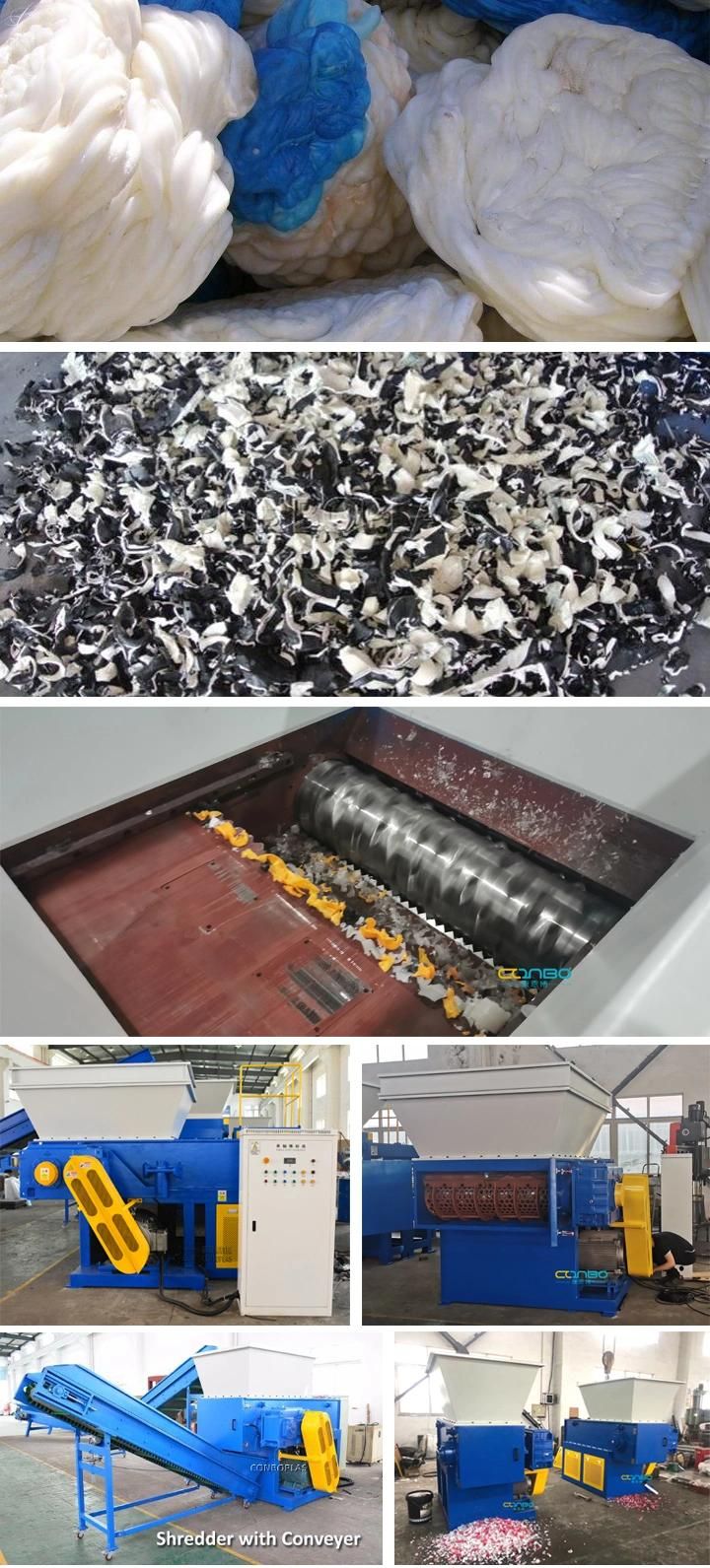 How to Shred Plastic Lumps? Single Shaft Shredder