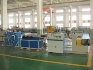 PVC Single Wall Corrugated Pipe Extruder Line