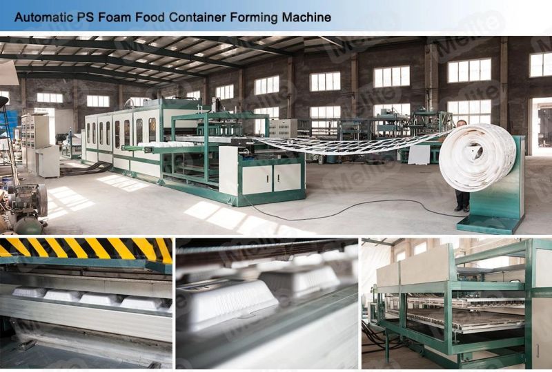 Best Full Auto PS Foam Sheet Extruder Disposable Foam Tray Vacuum Forming Machine