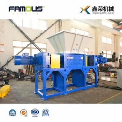 Scrap Metal Shreddding Machine, Plastic Barrel Bucket Wood Twin Shaft Shredder