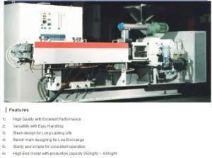 250-400kg/H Plastic Pelletizer /Twin-Screw Extruder Granules Specially for PP PE