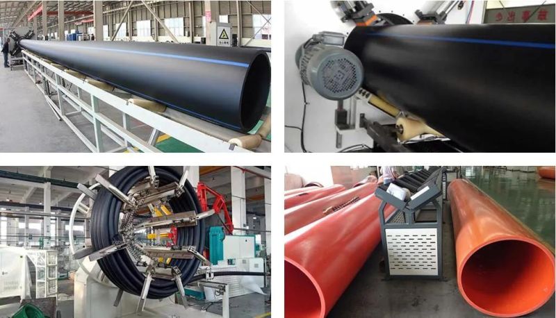 DN200-315mm Large Diameter Pehd Pipe Extrusion Line