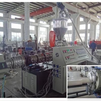 Yatong Mixed PVC CaCO3 and Others Raw Material PVC Pipe Extrusion Line