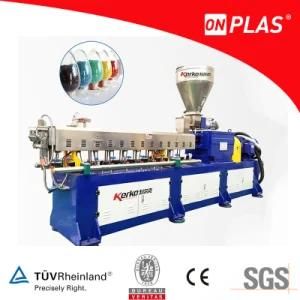 Pigment Compounding Colour Master Batch Co Rotating Two Screw Extruder Pelletizer