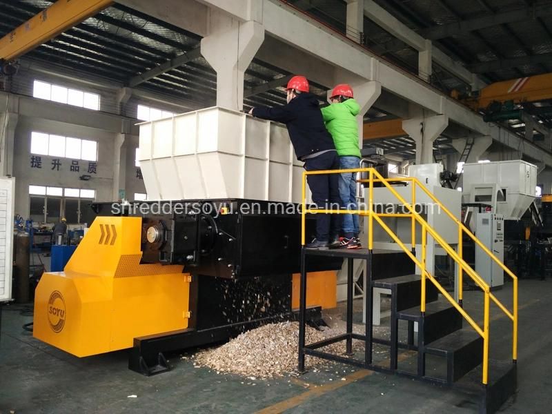 Plastic Lump Recycling Single Shaft Shredder