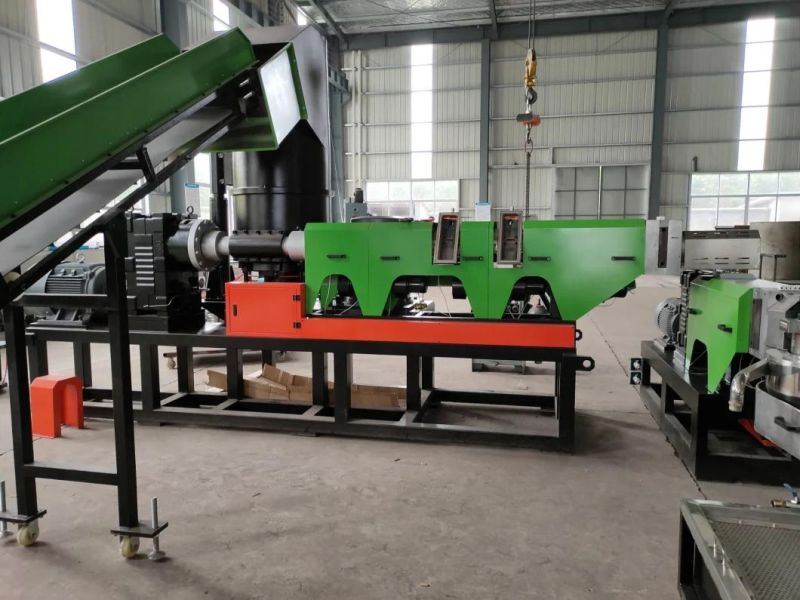 Waste LDPE HDPE Film Water Ring Pelletizing Granulating Machine