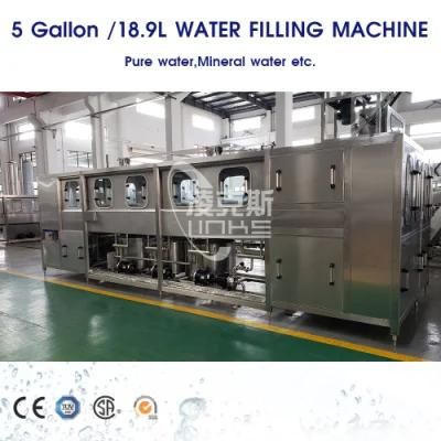 Automatic 5gallon Bottle Drinking Mineral Pure Water Filling Machine