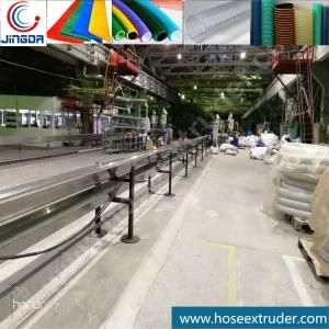 Double Output Spiral PVC Hose Extrusion Line 110mm Diameter