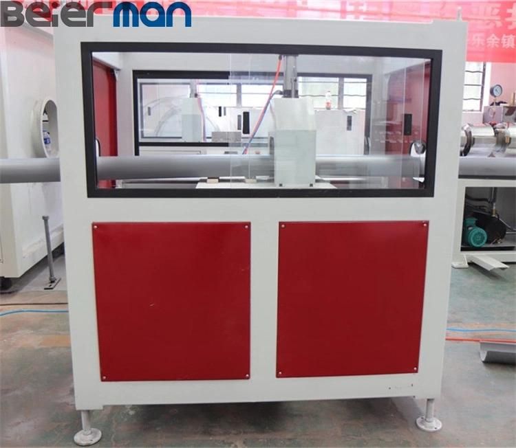 Sjsz65/132 Double Screw Extrusion UPVC PVC Round and Square Colorful Rain Water Gutter Profile Making Production Line PLC Control