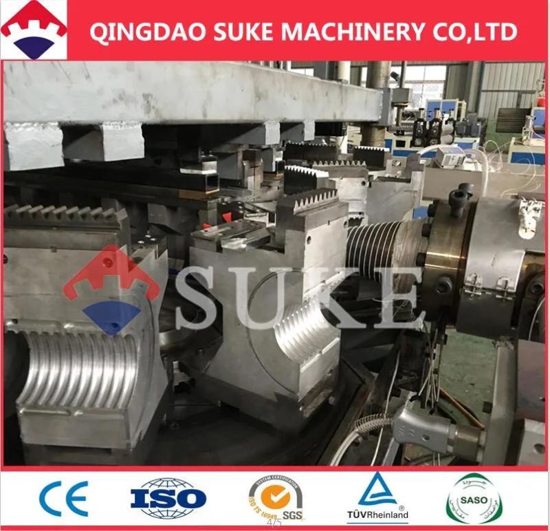 PVC PE Single Double Wall Corrugated Pipe Production Extrusion Machine Line