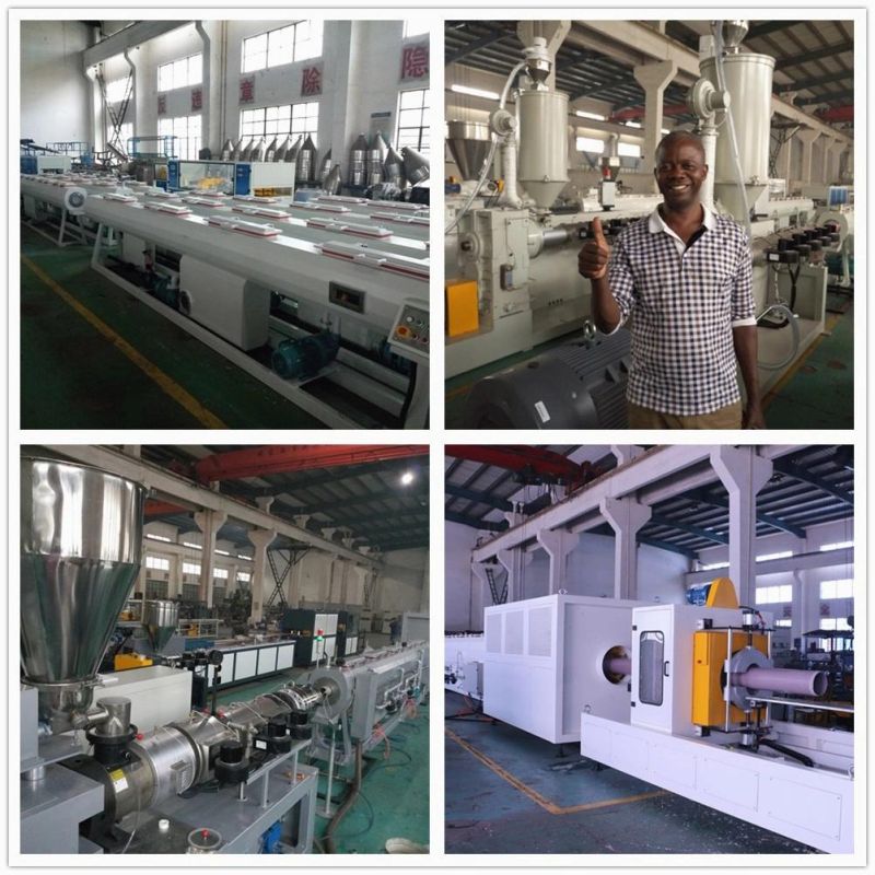 Plastic PVC UPVC CPVC Water Supply Pipe Tube Making Extruder Manufacturing Extrusion Production Machine