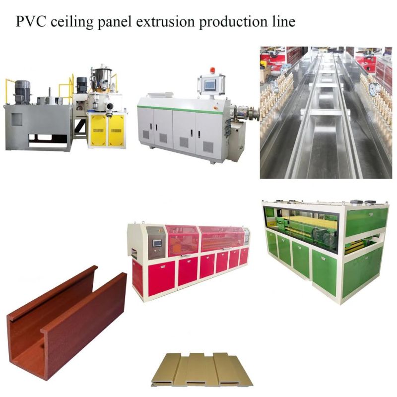 PVC Plastic Pipe Extrusion Line Mixier Cutter Line
