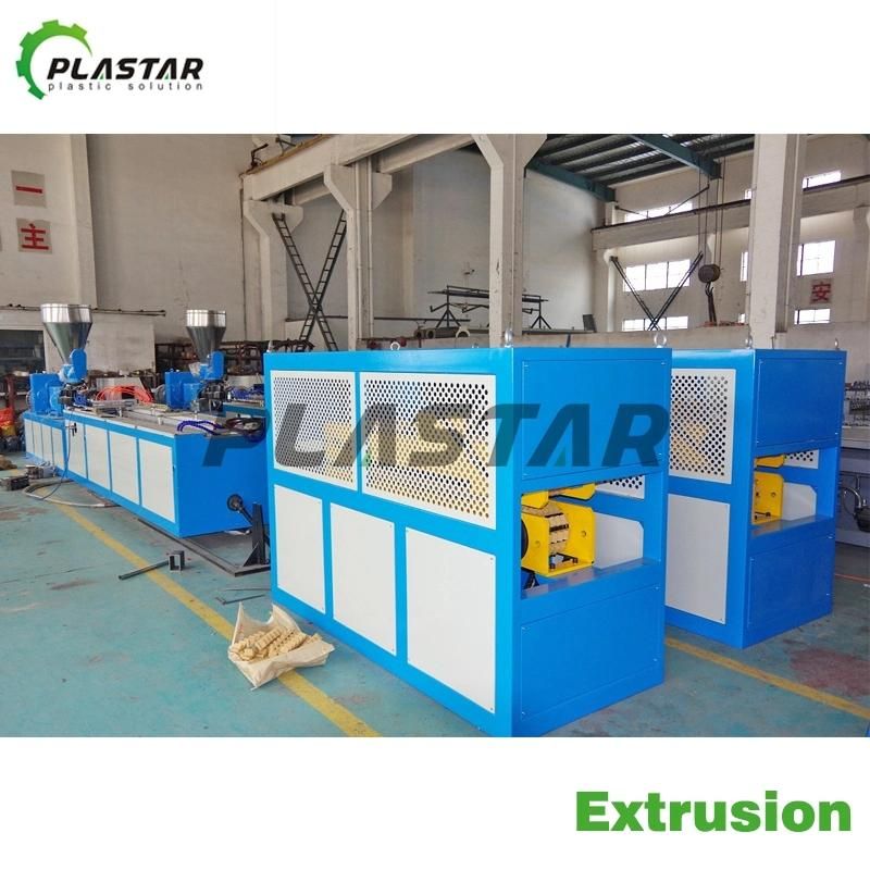 6 in 1 Plastic PVC Corner Bead Extrusion Making Machine / PVC Angle Bead Extrusion Line