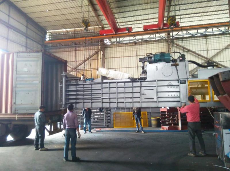 Semi-Automatic Horizontal Baler for Waste Plastic