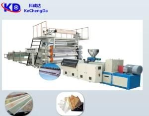 Qingdao Kcd 1050-1350mmspc PVC WPC Plastic Flooring Board Sheet Extrusion Making Machine