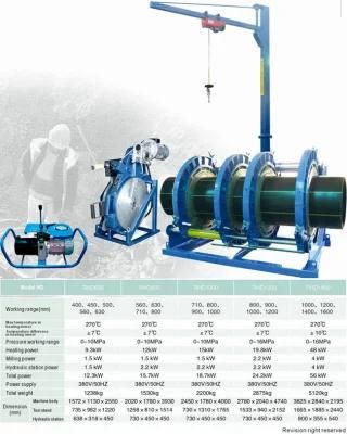 HDPE Pipe Welding Machine/Pipe Fusion Machine/Pipe Jointing Machines/Butt Welding ...