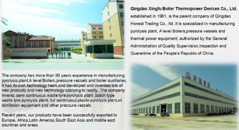 15t/D 30t/D Fully Continuous Waste Plastic Pyrolysis Equipment