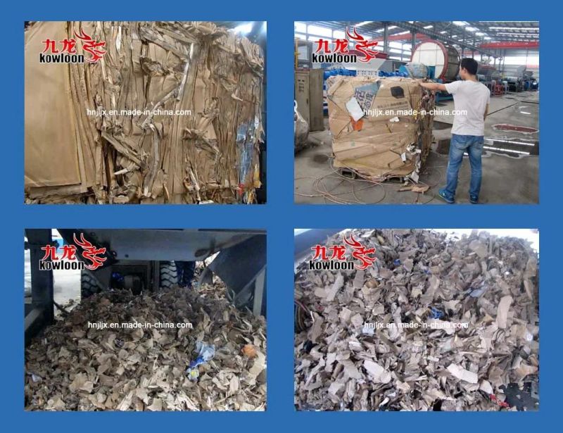 Replaceable Blades Doublel Shaft Industrial Paper Shredder