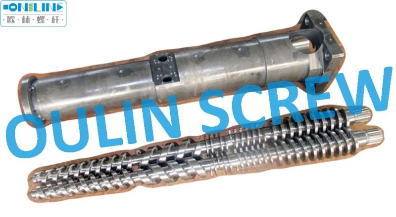 Kraussmaffei Kmd60/125 Twin Conical Screw Barrel for PVC Extrusion