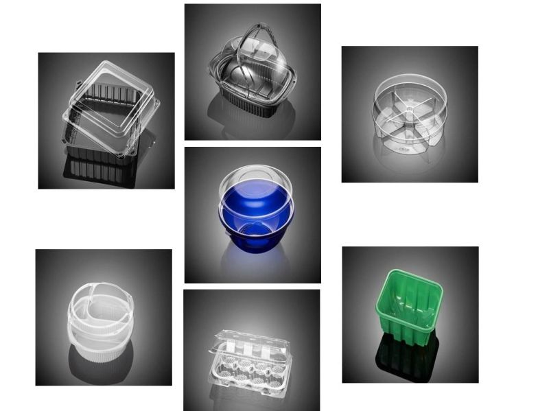 Energy Conservation Stable Performance Cup Lid Cover Plastic Forming Machine
