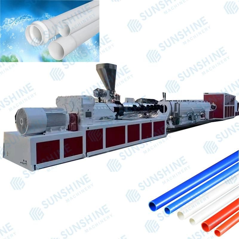 Electric Conduit Water PVC Pipe Extruder